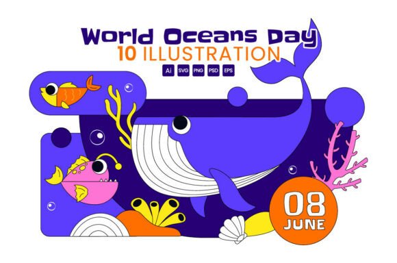 10 World Ocean Day Illustration