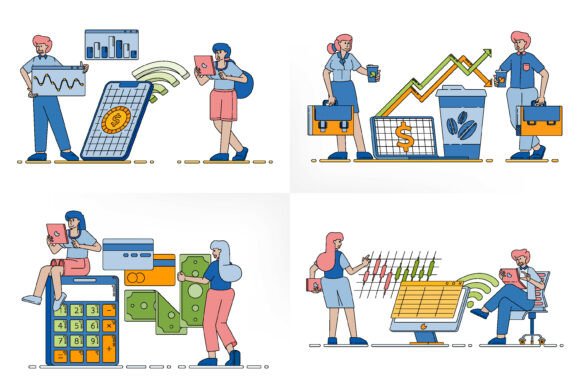 Finance Tools Graphics and Illustrations