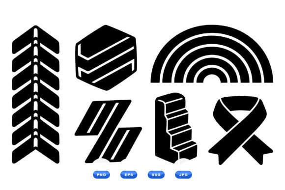 Geometric Shapes Icon Collection: Graphics for Crafts