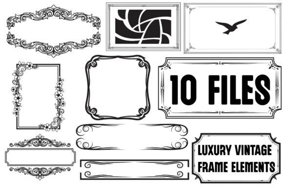 Luxury Vintage Frame Elements Collection