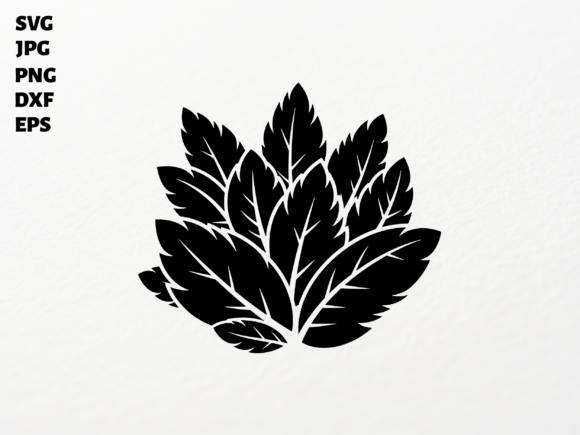 Mint Leaves SVG for Cricut Sublimation: Graphics for Crafts