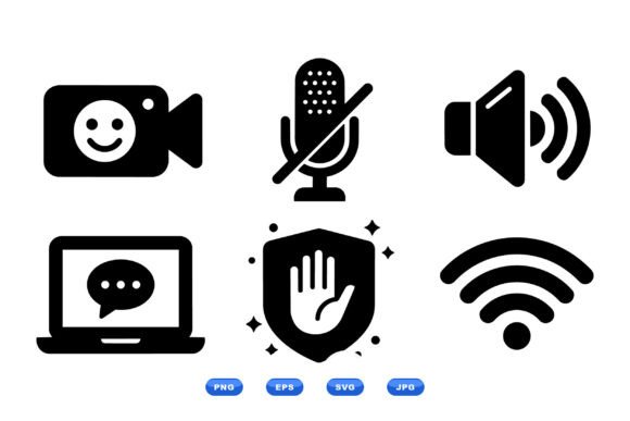 Stream Icon SVG Collection: Graphics for Crafts & Digital Sellers