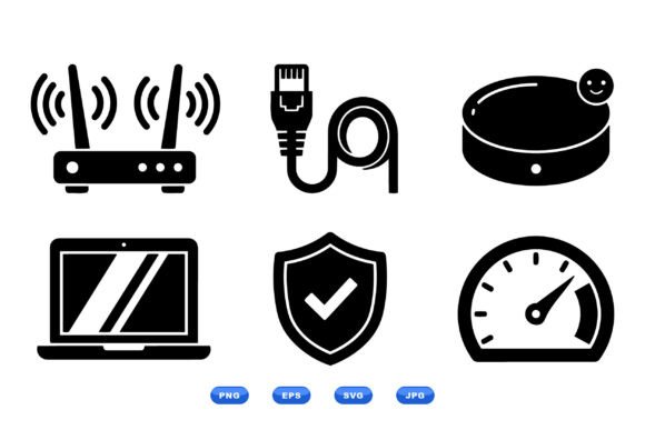 Tech Device Icon Pack: Graphics for Modern Crafts